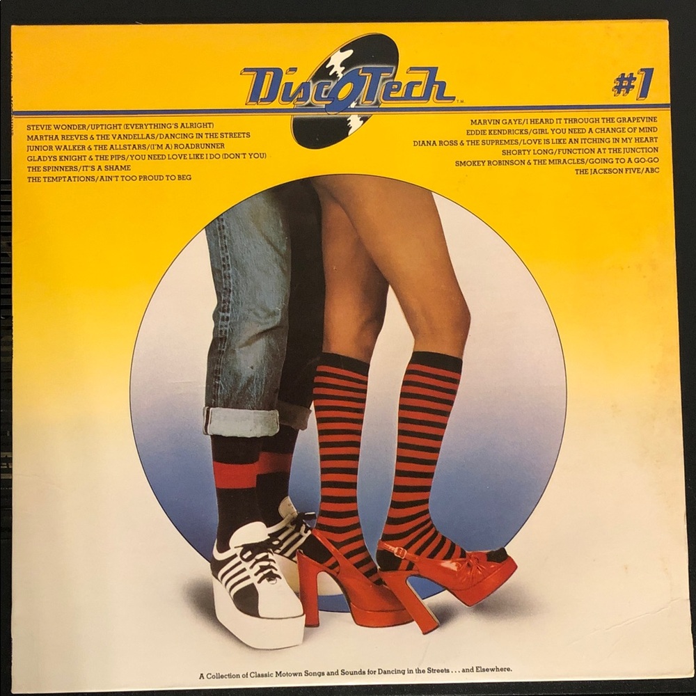 DiscOTech #1 Vinyl Album Cover